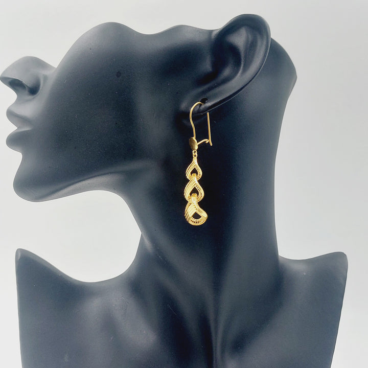 21K حلق شنكل اكسترا-مجوهرات الشيخ سعيد-Saeed Jewelry 