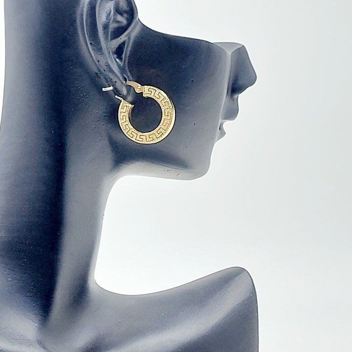 18K حلق ذبلة اكسترا-مجوهرات الشيخ سعيد-Saeed Jewelry 