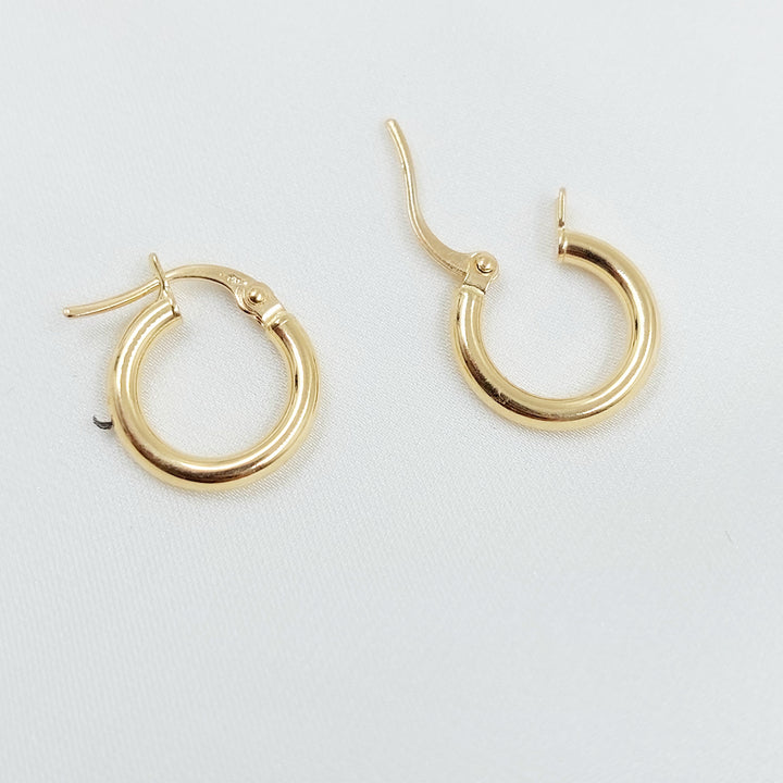 18K حلق ذبلة اطفال-مجوهرات الشيخ سعيد-Saeed Jewelry 