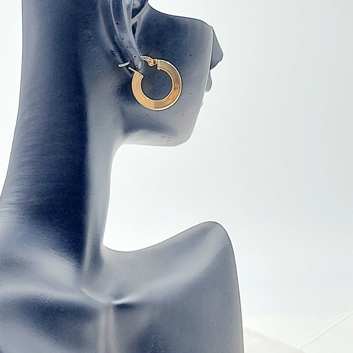 18K حلق ذبلة اكسترا-مجوهرات الشيخ سعيد-Saeed Jewelry 