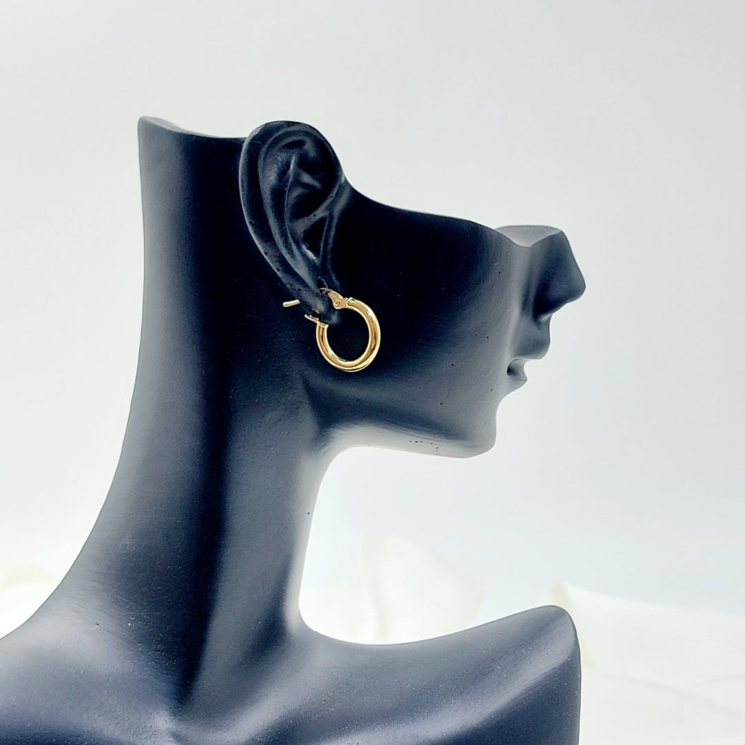 18K حلق ذبلة اطفال-مجوهرات الشيخ سعيد-Saeed Jewelry 