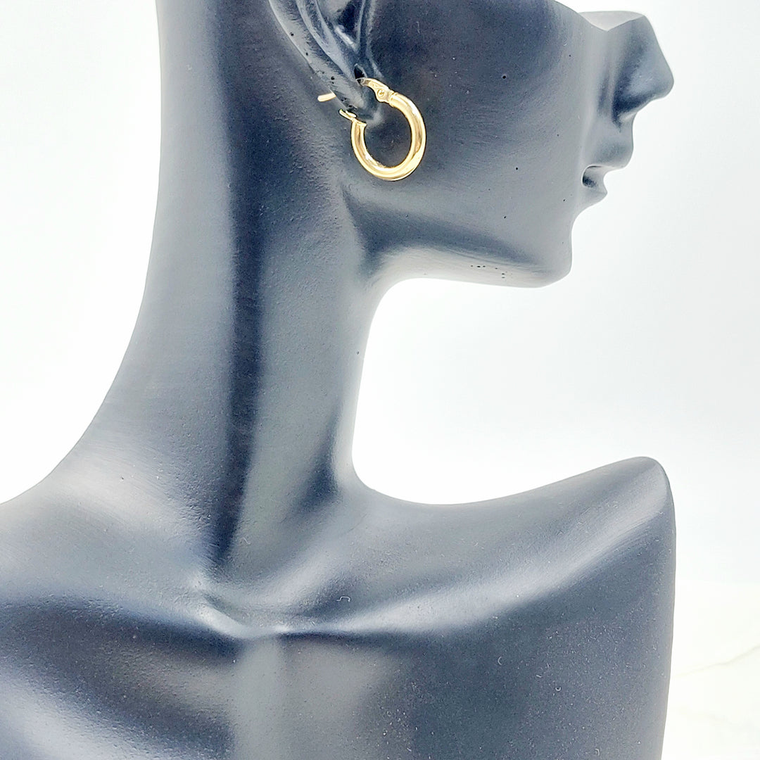 18K حلق ذبلة اطفال-مجوهرات الشيخ سعيد-Saeed Jewelry 