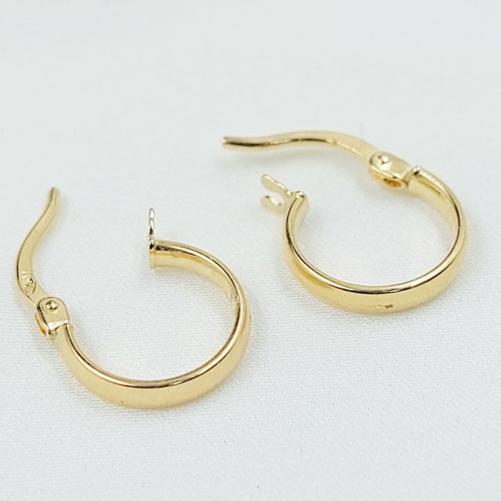 18K حلق ذبلة اطفال-مجوهرات الشيخ سعيد-Saeed Jewelry 