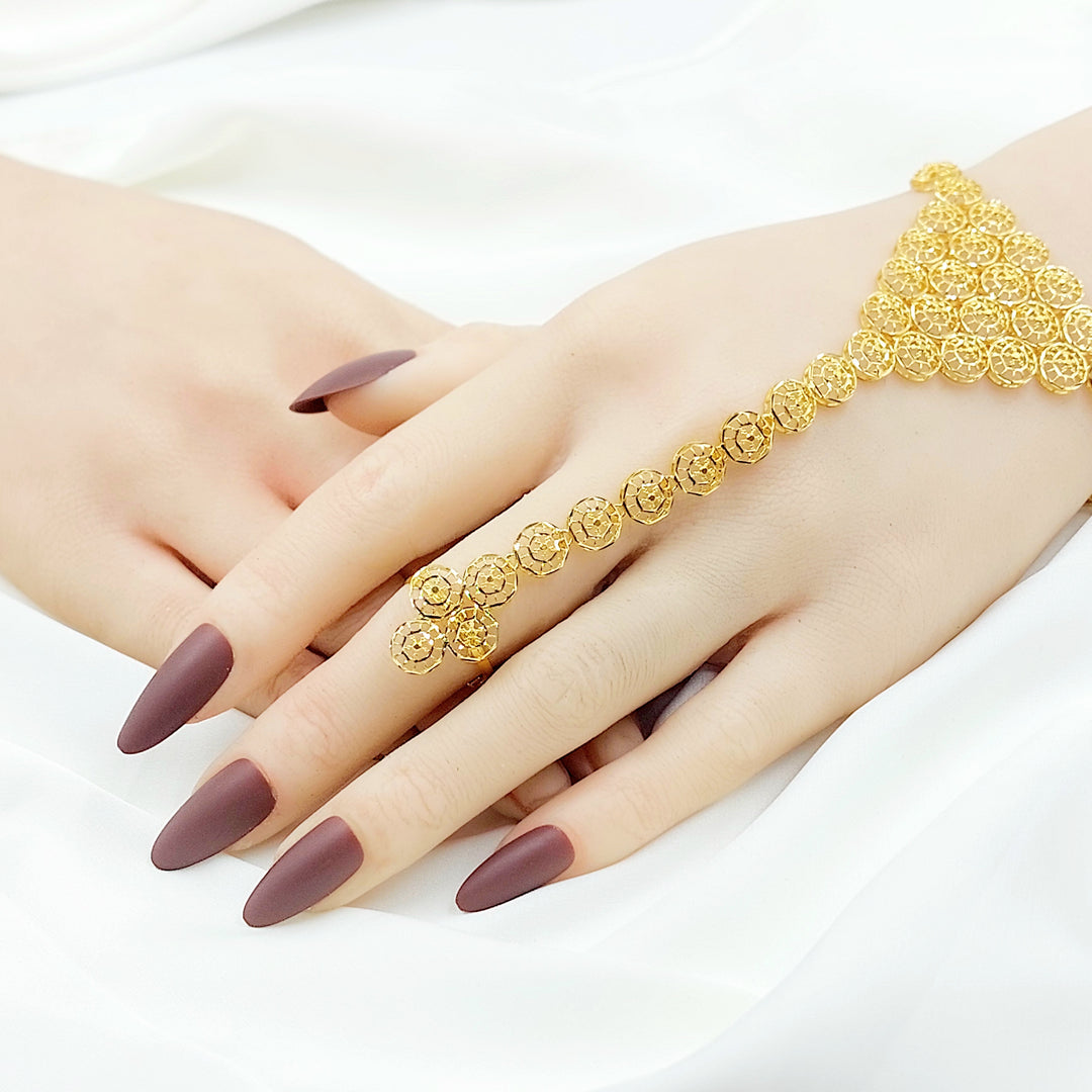 21K كف كويتي-مجوهرات الشيخ سعيد-Saeed Jewelry 