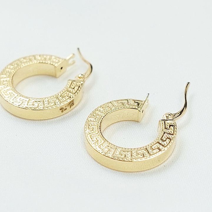 18K حلق ذبلة اكسترا-مجوهرات الشيخ سعيد-Saeed Jewelry 