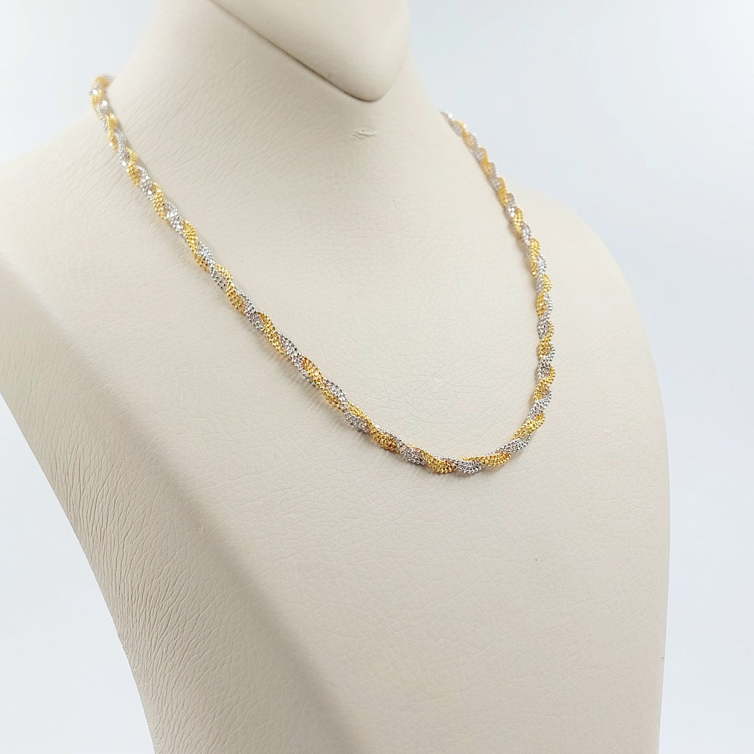 21K سنسال فانسي 4mm-مجوهرات الشيخ سعيد-Saeed Jewelry 