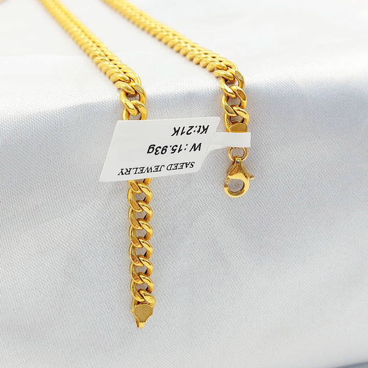 21K عقد قلب اكسترا-مجوهرات الشيخ سعيد-Saeed Jewelry 