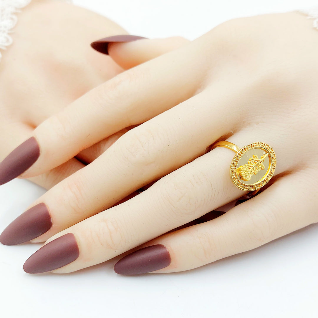 21K خاتم اونصه-مجوهرات الشيخ سعيد-Saeed Jewelry 
