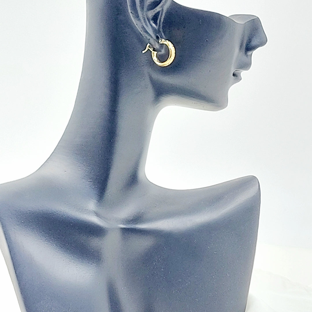 18K حلق ذبلة اطفال-مجوهرات الشيخ سعيد-Saeed Jewelry 