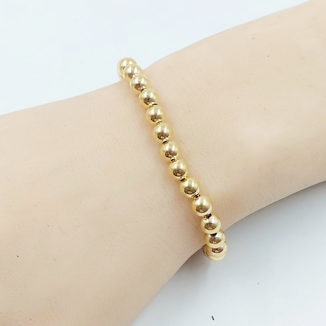 18K اسوارة طابات-مجوهرات الشيخ سعيد-Saeed Jewelry 