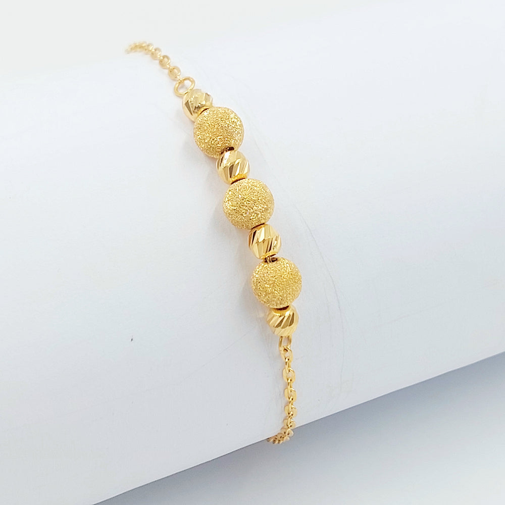 21K اسوارة طابات-مجوهرات الشيخ سعيد-Saeed Jewelry 