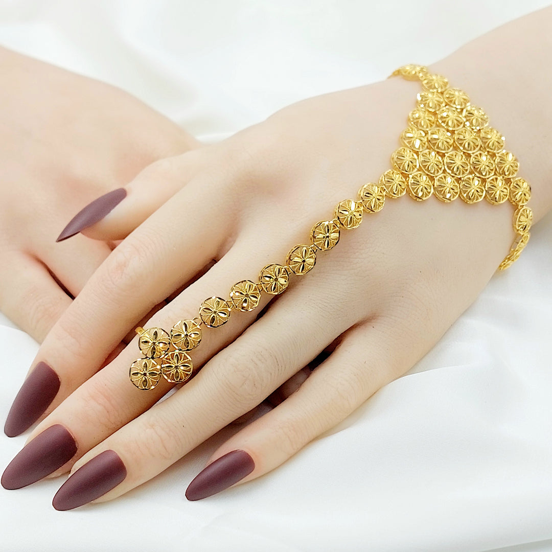 21K كف كويتي-مجوهرات الشيخ سعيد-Saeed Jewelry 