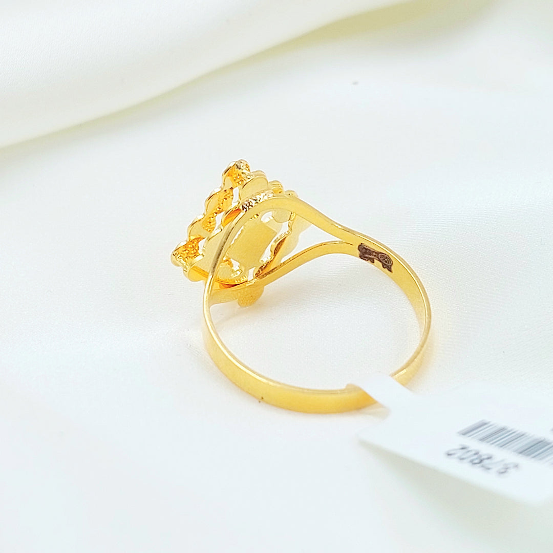 21K خاتم اكسترا-مجوهرات الشيخ سعيد-Saeed Jewelry 