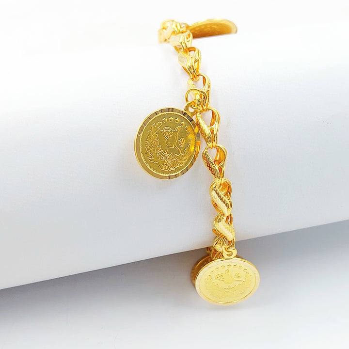 21K اسوارة دنانديش رشادي-مجوهرات الشيخ سعيد-Saeed Jewelry 