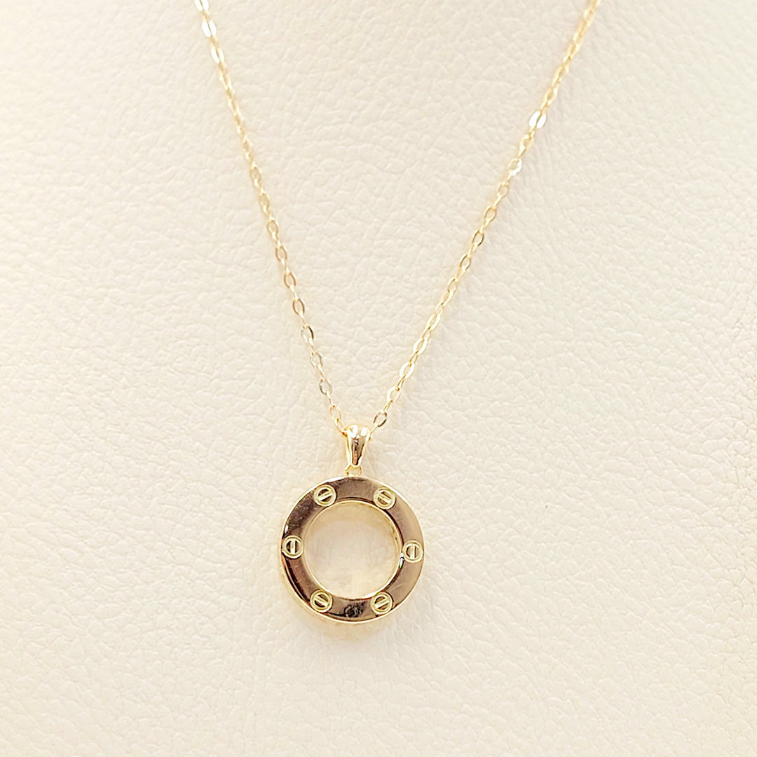 18K عقد فيجارو مرصع-مجوهرات الشيخ سعيد-Saeed Jewelry 