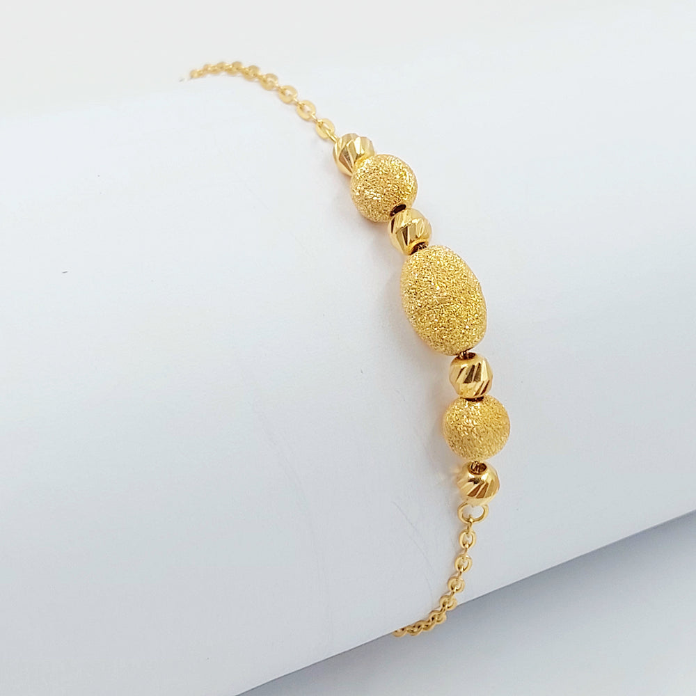 21K اسوارة طابات-مجوهرات الشيخ سعيد-Saeed Jewelry 