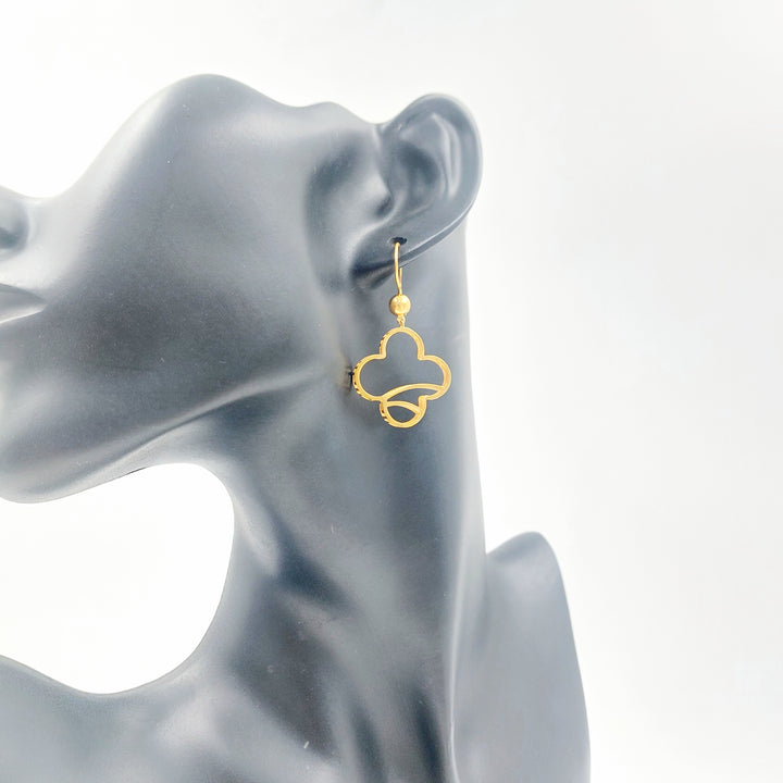 21K حلق شنكل اكسترا-مجوهرات الشيخ سعيد-Saeed Jewelry 