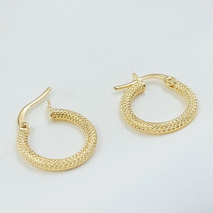 18K حلق ذبلة اكسترا-مجوهرات الشيخ سعيد-Saeed Jewelry 