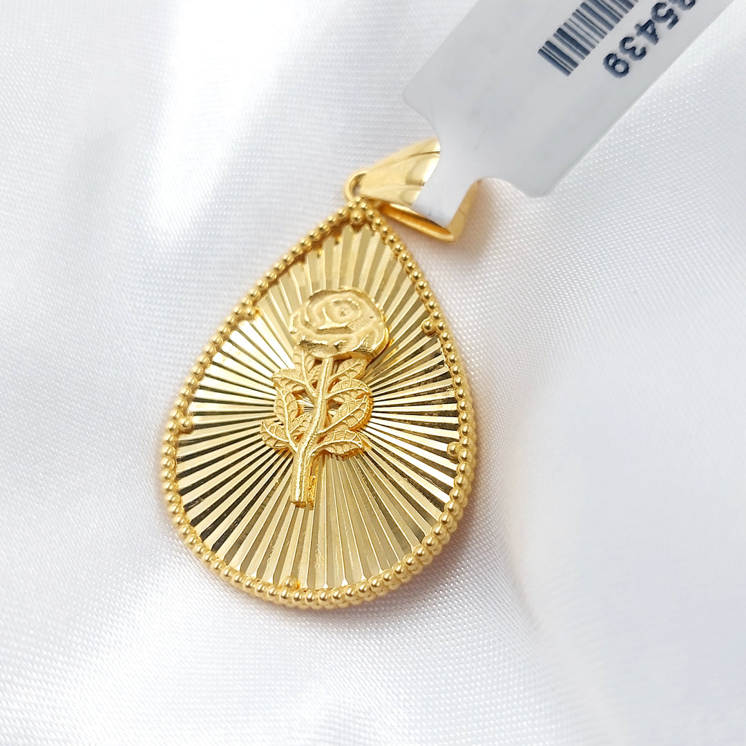 21K تعليقة اونصه نقش-مجوهرات الشيخ سعيد-Saeed Jewelry 