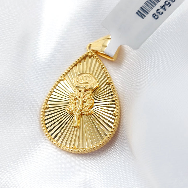 21K تعليقة اونصه نقش-مجوهرات الشيخ سعيد-Saeed Jewelry 