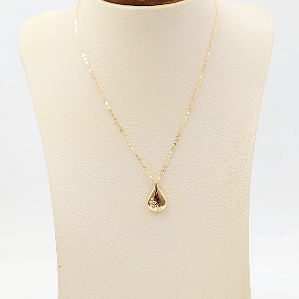 18K عقد اكسترا ناعم-مجوهرات الشيخ سعيد-Saeed Jewelry 