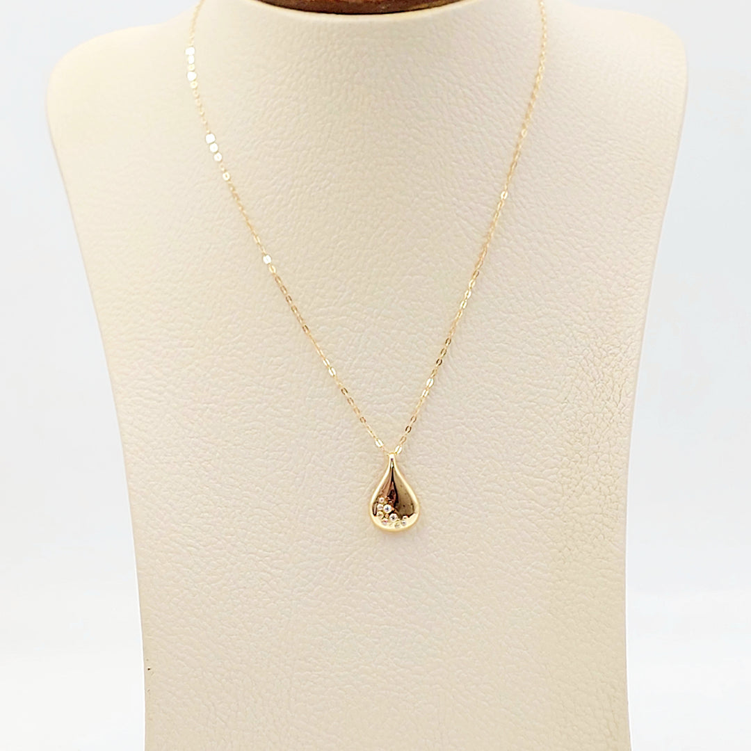 18K عقد اكسترا ناعم-مجوهرات الشيخ سعيد-Saeed Jewelry 