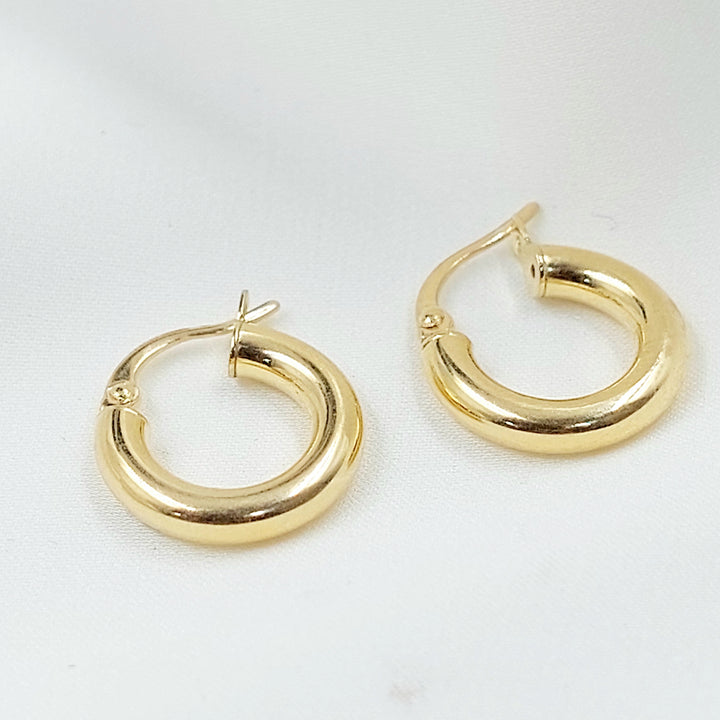 18K حلق ذبلة رشادي-مجوهرات الشيخ سعيد-Saeed Jewelry 