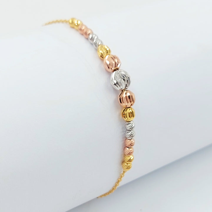 21K اسوارة طابات اكسترا-مجوهرات الشيخ سعيد-Saeed Jewelry 