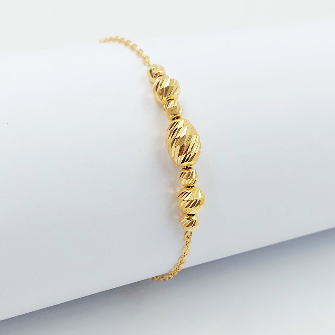 21K اسوارة طابات-مجوهرات الشيخ سعيد-Saeed Jewelry 
