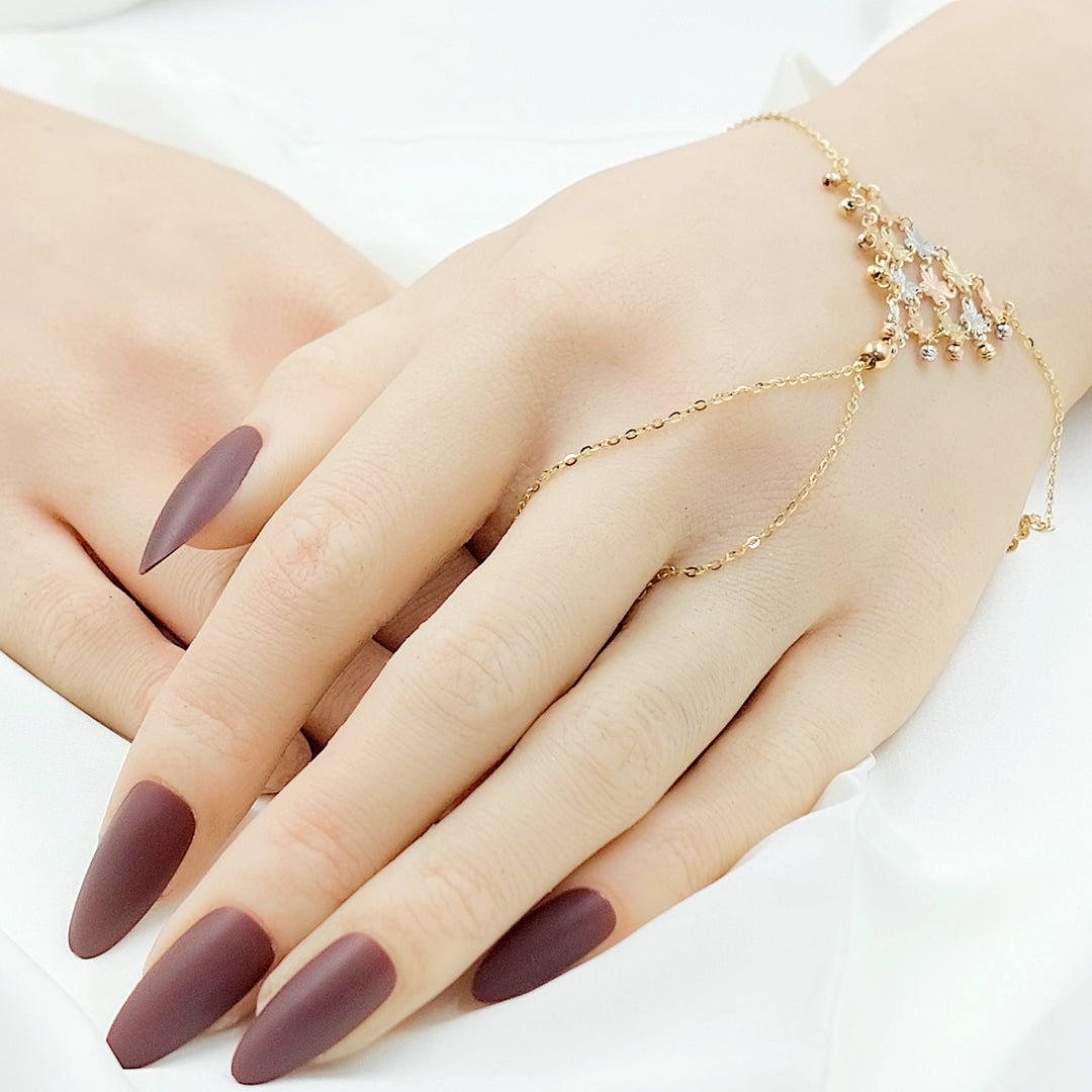 18K كف اكسترا ناعم-مجوهرات الشيخ سعيد-Saeed Jewelry 