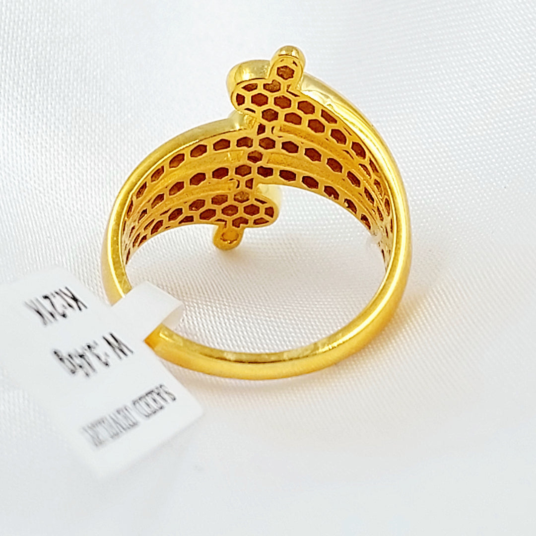 21K خاتم اكسترا-مجوهرات الشيخ سعيد-Saeed Jewelry 