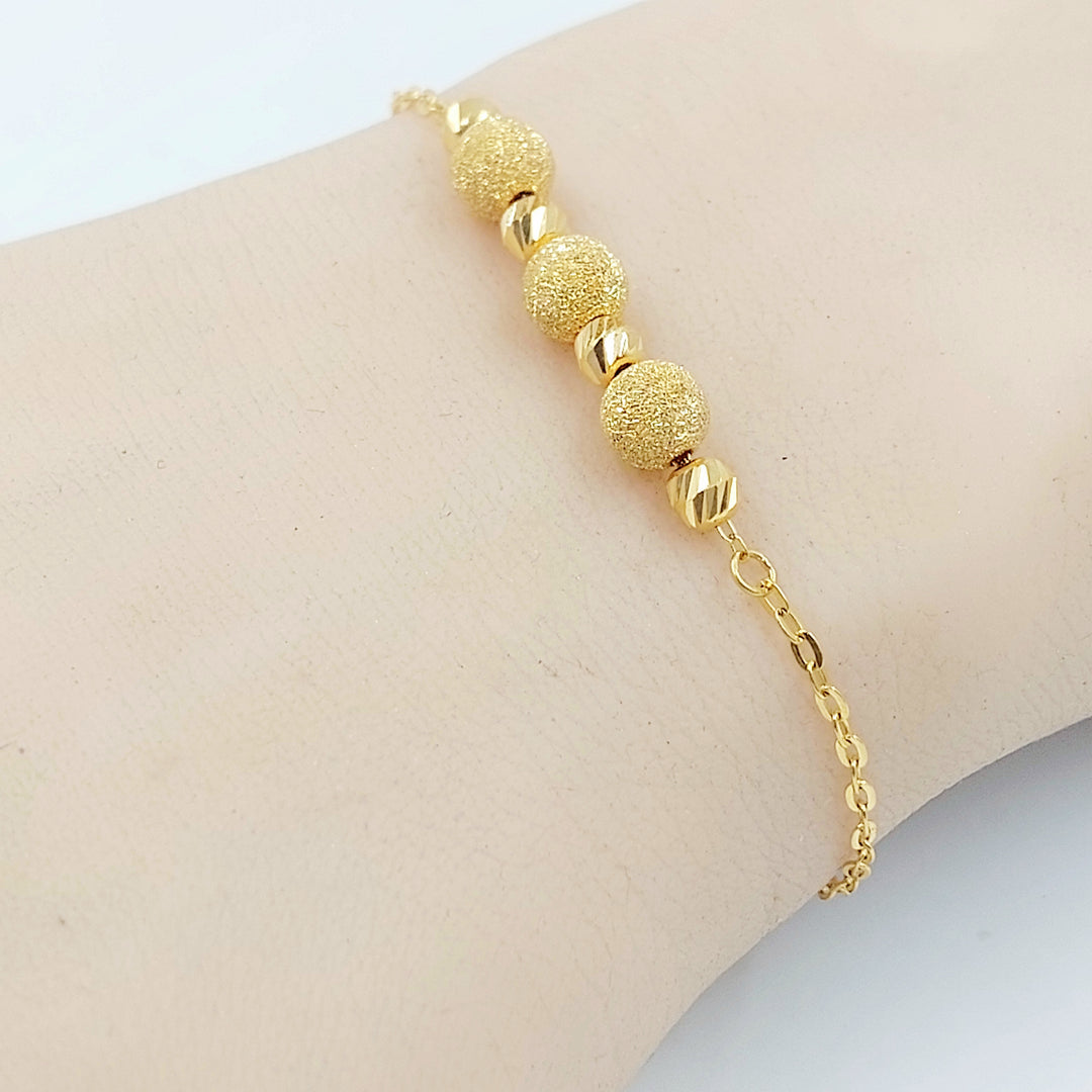 21K اسوارة طابات-مجوهرات الشيخ سعيد-Saeed Jewelry 
