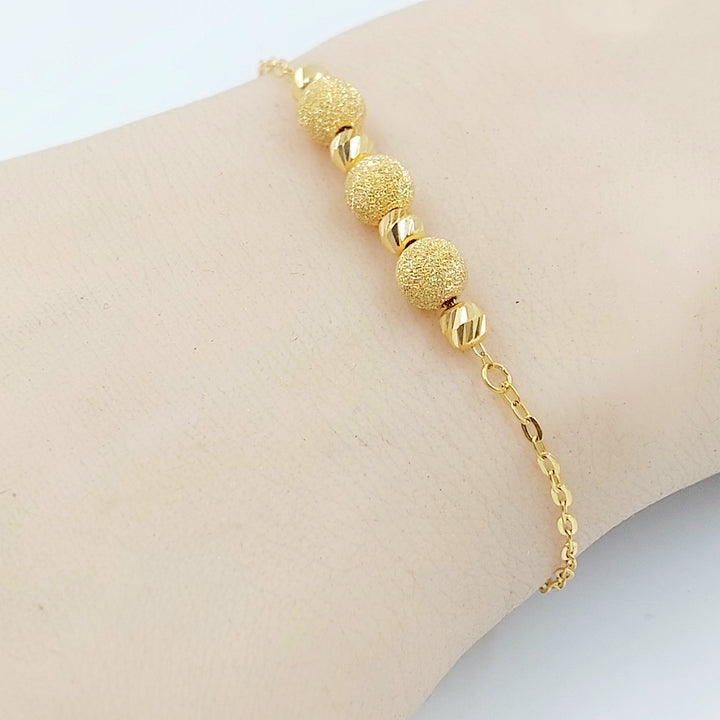 21K اسوارة طابات-مجوهرات الشيخ سعيد-Saeed Jewelry 
