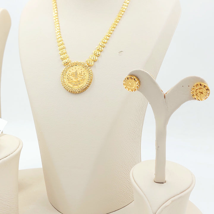 21K طقم رشادي اكسترا-مجوهرات الشيخ سعيد-Saeed Jewelry 