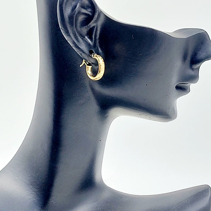 18K حلق ذبلة اطفال-مجوهرات الشيخ سعيد-Saeed Jewelry 