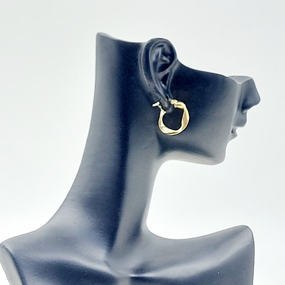 18K حلق ذبلة اكسترا-مجوهرات الشيخ سعيد-Saeed Jewelry 