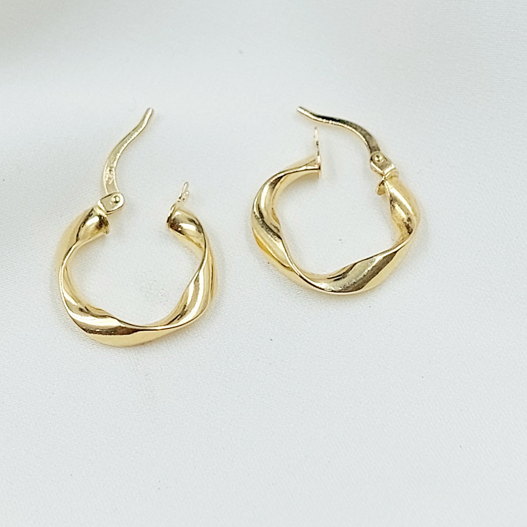 18K حلق ذبلة اكسترا-مجوهرات الشيخ سعيد-Saeed Jewelry 