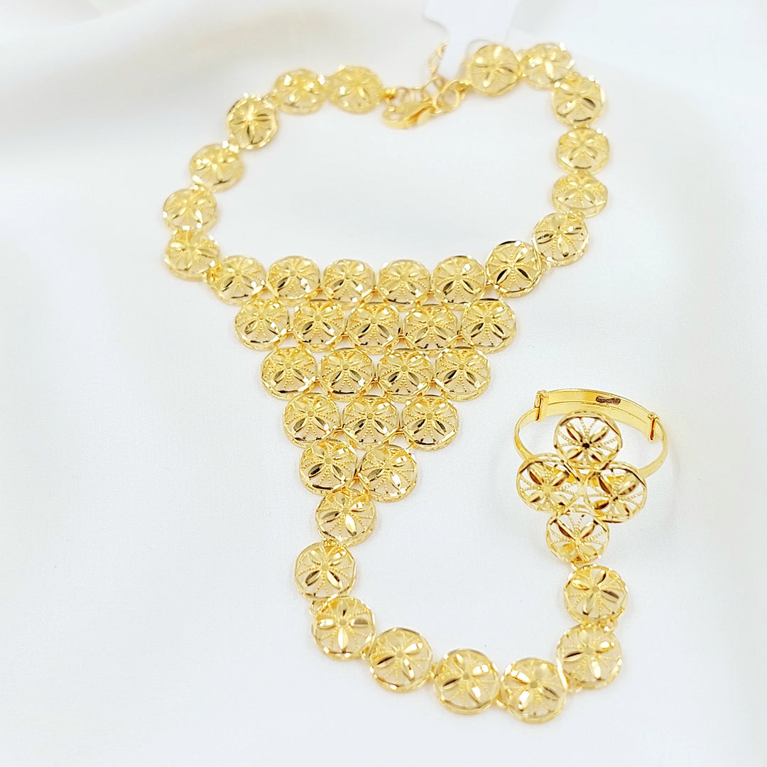 21K كف كويتي-مجوهرات الشيخ سعيد-Saeed Jewelry 