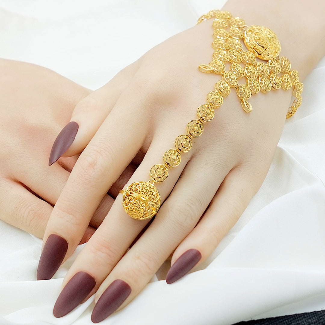 21K كف كويتي-مجوهرات الشيخ سعيد-Saeed Jewelry 