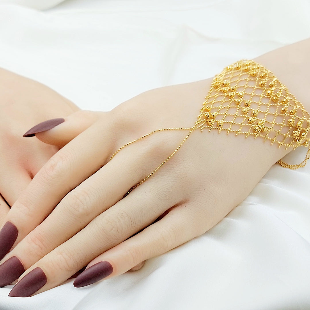 21K كف طابات اكسترا-مجوهرات الشيخ سعيد-Saeed Jewelry 