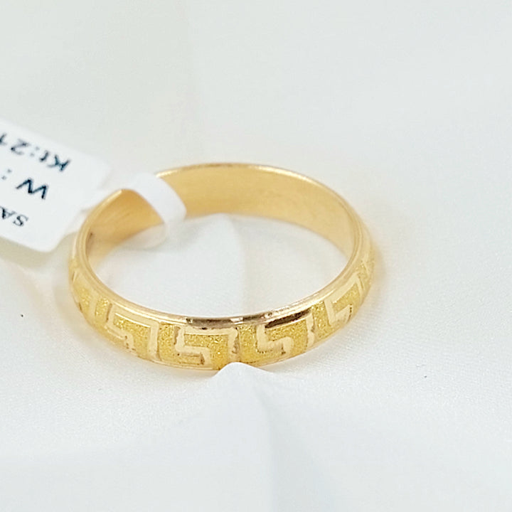 21K ذبلة فيرنا رفيع-مجوهرات الشيخ سعيد-Saeed Jewelry 