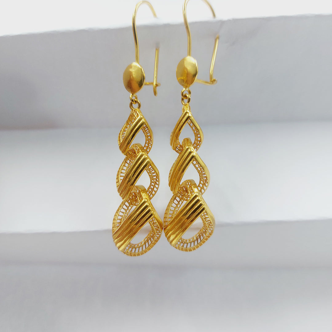 21K حلق شنكل اكسترا-مجوهرات الشيخ سعيد-Saeed Jewelry 