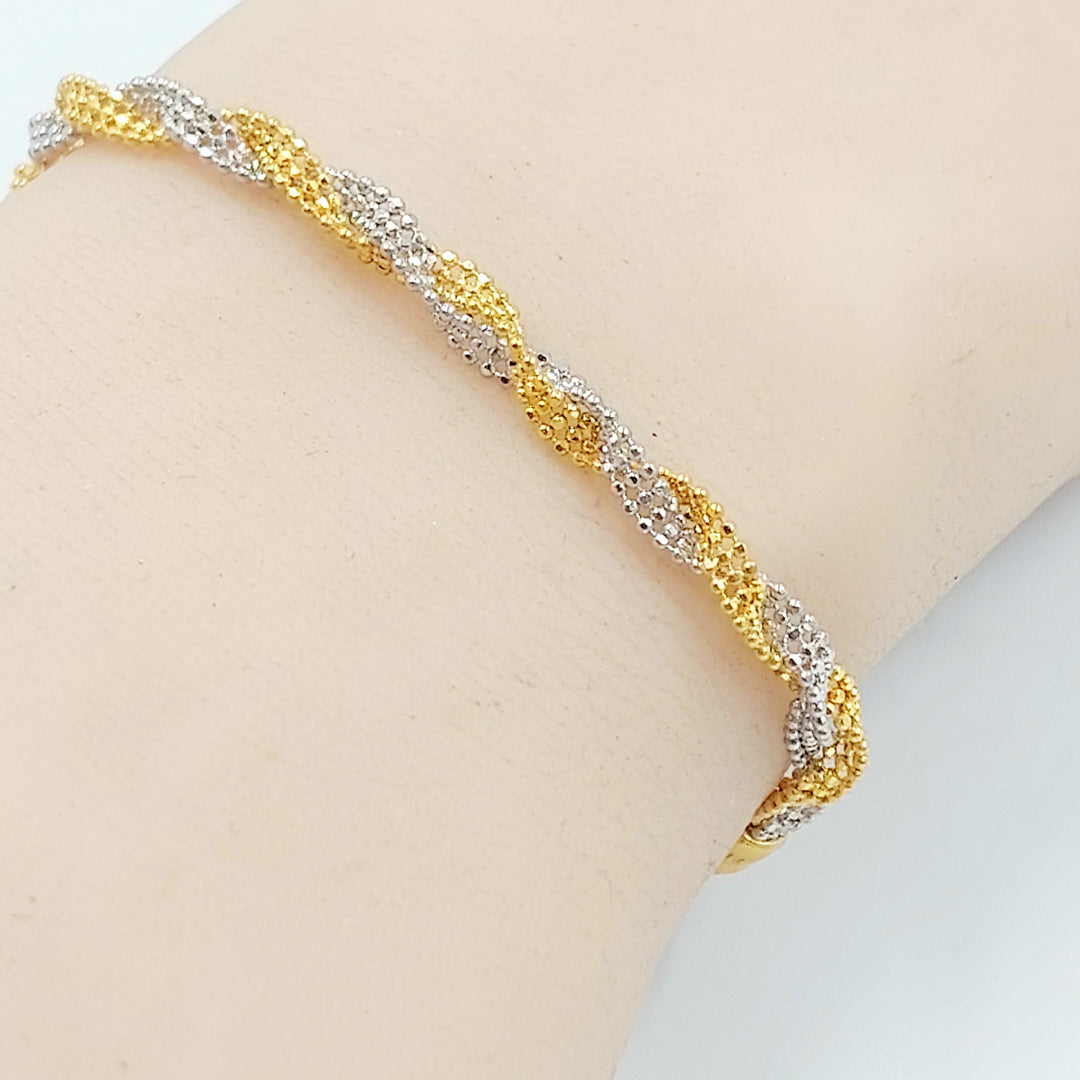21K اسوارة فانسي-مجوهرات الشيخ سعيد-Saeed Jewelry 