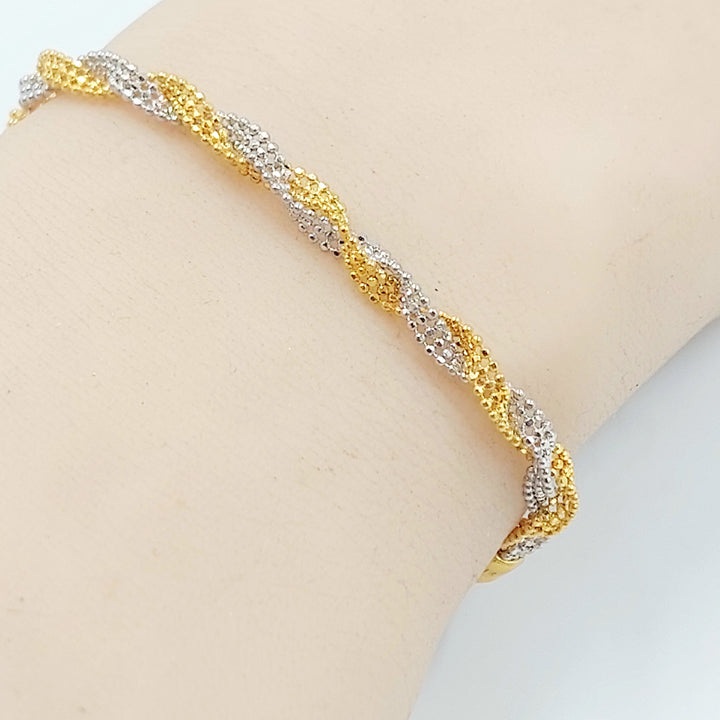 21K اسوارة فانسي-مجوهرات الشيخ سعيد-Saeed Jewelry 