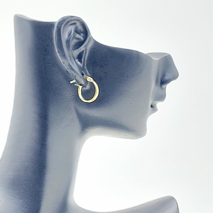 18K حلق ذبلة اطفال-مجوهرات الشيخ سعيد-Saeed Jewelry 