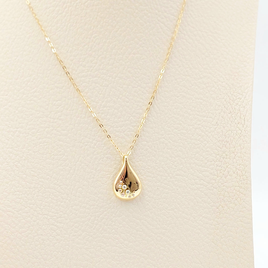 18K عقد اكسترا ناعم-مجوهرات الشيخ سعيد-Saeed Jewelry 