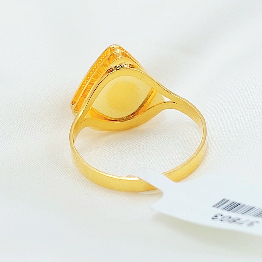21K خاتم اكسترا-مجوهرات الشيخ سعيد-Saeed Jewelry 