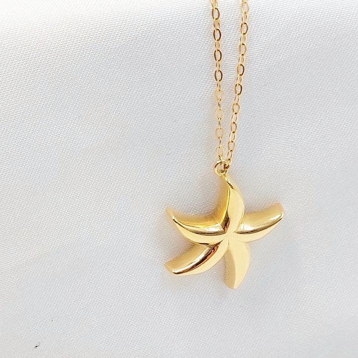 18K عقد وردة اكسترا-مجوهرات الشيخ سعيد-Saeed Jewelry 