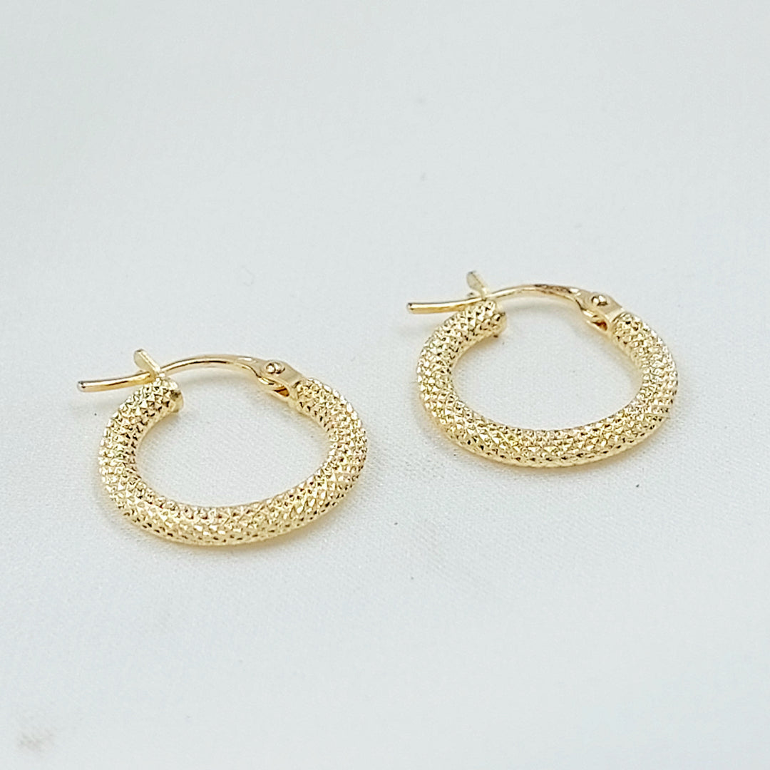 18K حلق ذبلة اكسترا-مجوهرات الشيخ سعيد-Saeed Jewelry 
