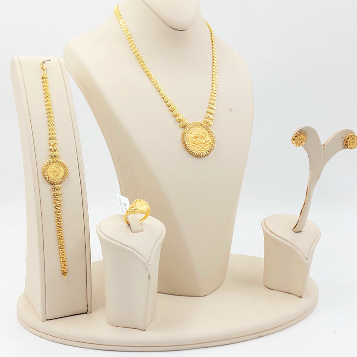 21K طقم رشادي اكسترا-مجوهرات الشيخ سعيد-Saeed Jewelry 